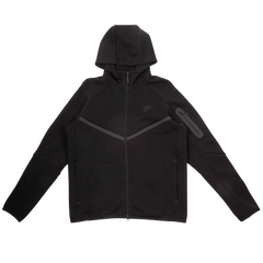Nike Tech Full Zip Windrunner Hoodie Black/Black