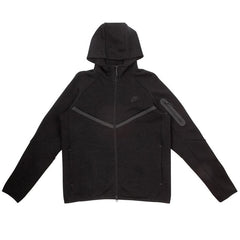 Nike Tech Full Zip Windrunner Hoodie Black/Black