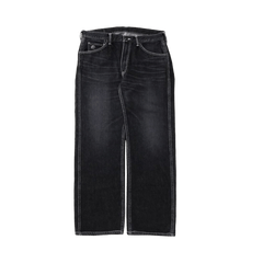BAPE Ape Head Relaxed Fit Denim Pants Black