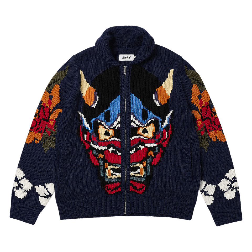 Palace Demon Cowichan Knit Blue