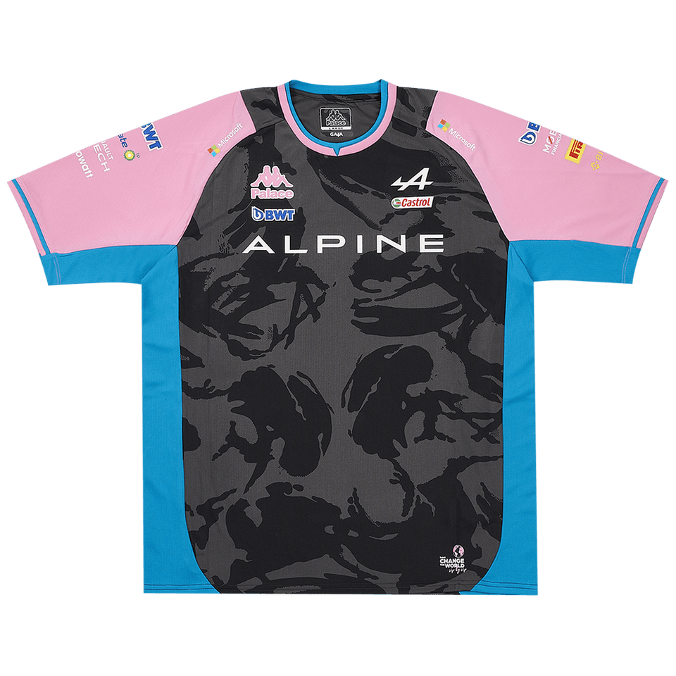 Palace x Kappa For Alpine Driver Jersey Night Desert Camo