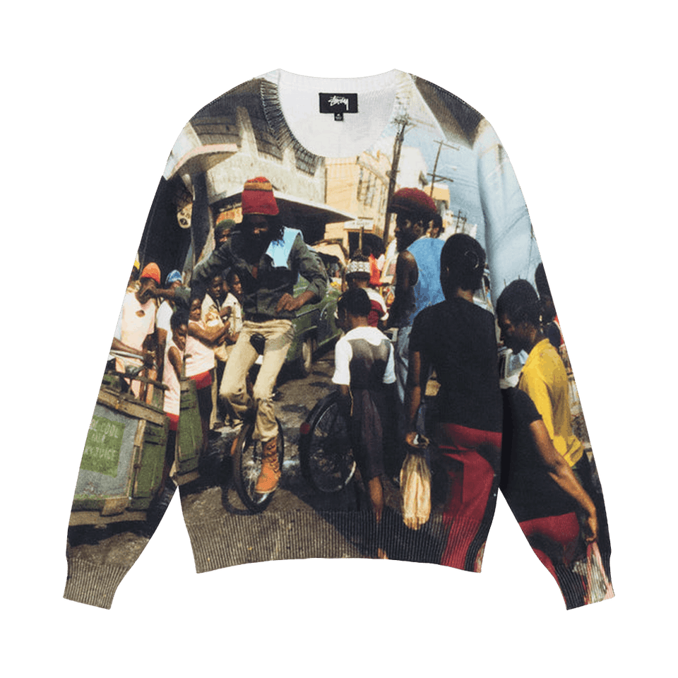 Stussy Peter Tosh Print Sweater Multicolor