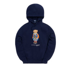Kith x Polo Ralph Lauren Fleece Hoodie Navy Blue