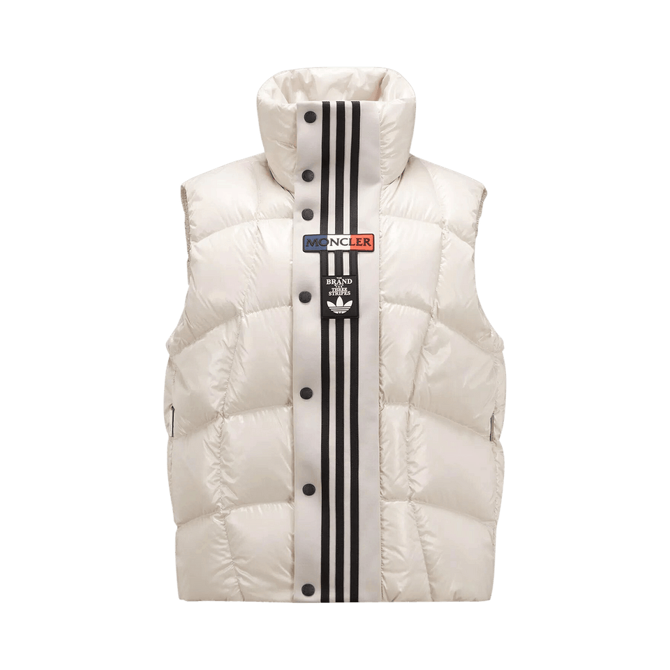 Moncler x adidas Bozon Down Vest White