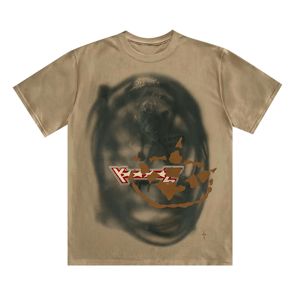 Cactus Jack by Travis Scott Sprayed Shorts-Sleeve T-Shirt Multicolor