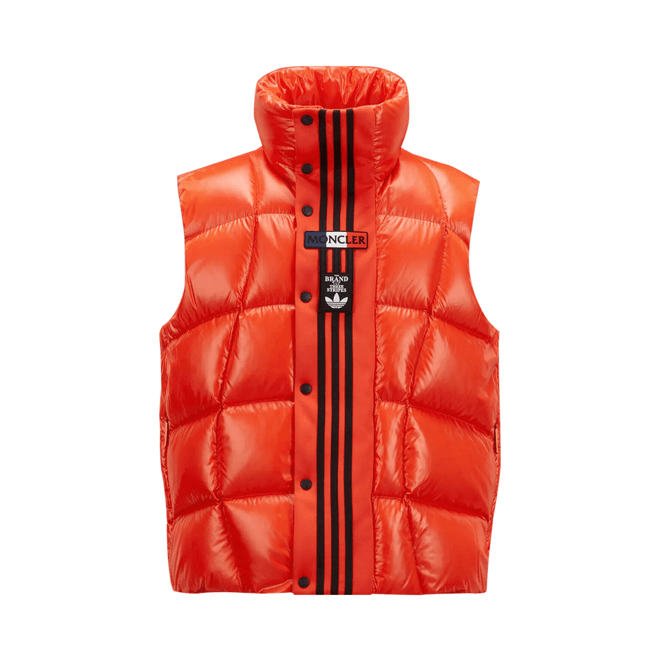 Moncler x adidas Bozon Down Vest Orange