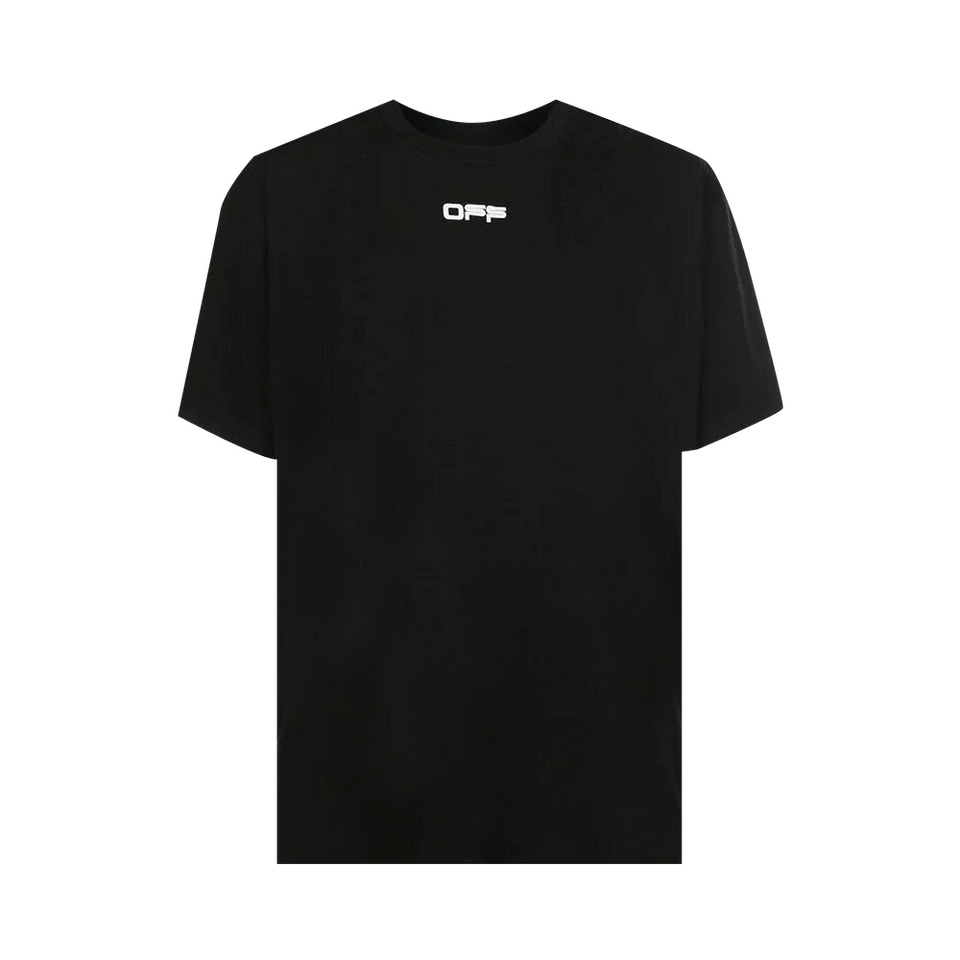 Off-White Airport Tape Oversize T-Shirt Black/Multicolor