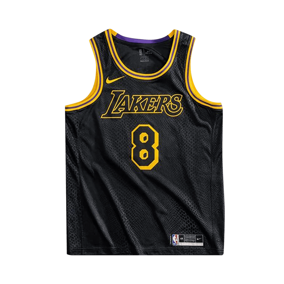 Nike Kobe Mamba Mentality Big Kids Los Angeles Lakers City Edition Swingman Jersey Black