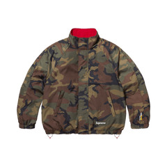 Supreme Polartec Reversible Track Jacket Woodland Camo