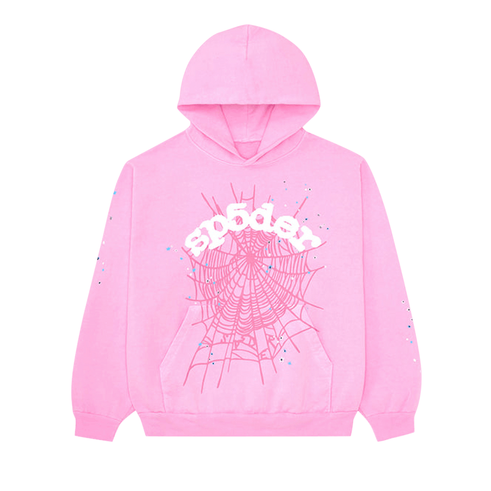 SP5DER Og Web Hoodie Pink