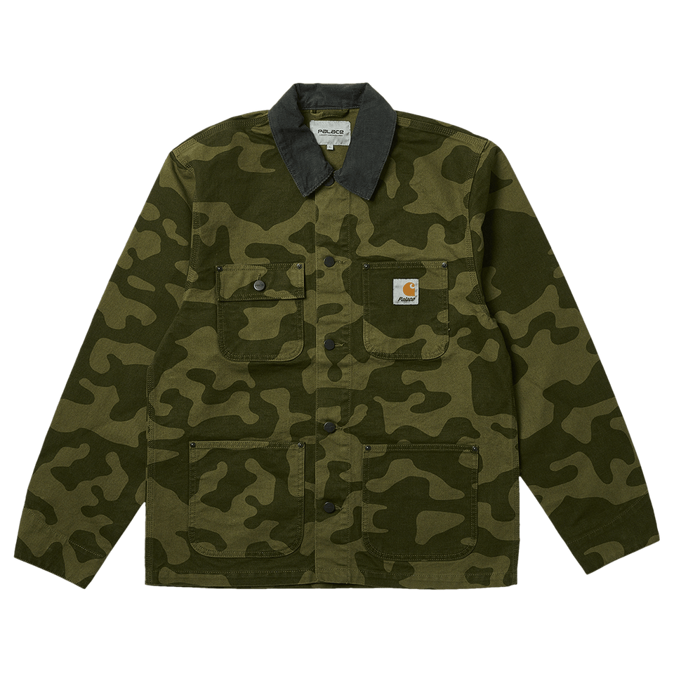 Carhartt WIP x Palace Michigan Coat Dollar Green Camo