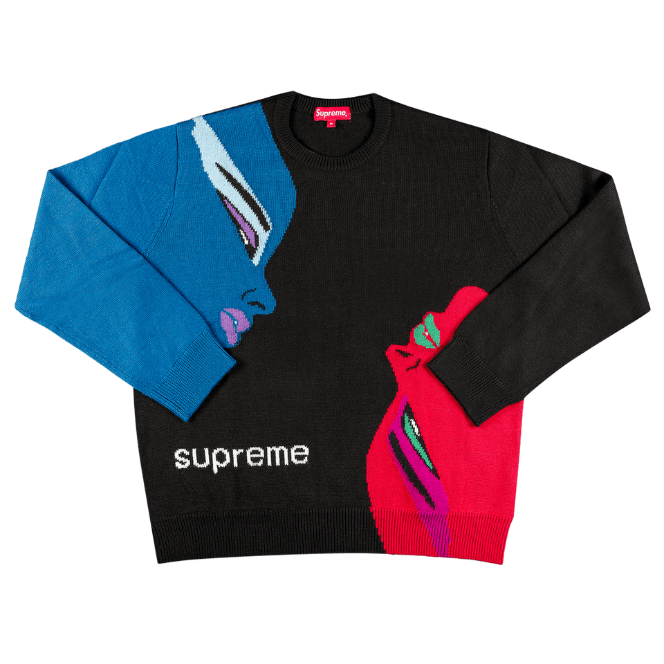 Supreme Faces Sweater Black