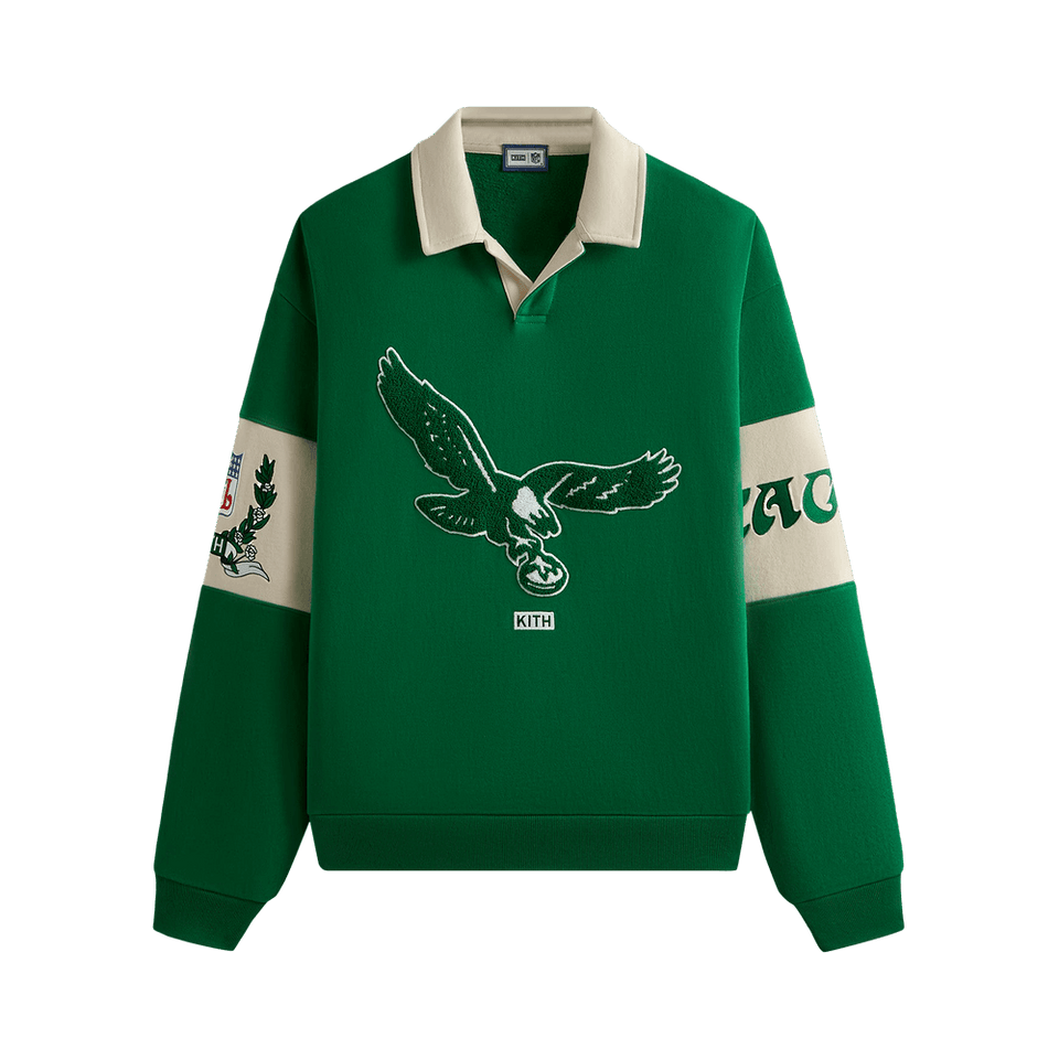 Kith & '47 for the NFL: Eagles Nelson Collared Pullover Parrot