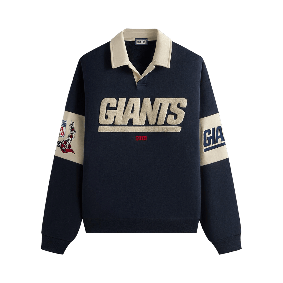 Kith & '47 for the NFL: Giants Nelson Collared Pullover Nocturnal