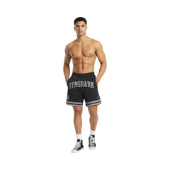 GymShark Varsity Mesh Shorts Black