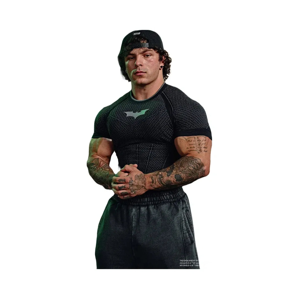 YoungLA Batman Compression Tees 'Black'