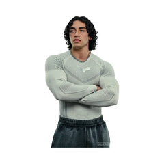 YoungLA Batman Compression Longsleeves 'Grey Green'