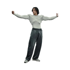 YoungLA Batman Compression Longsleeves 'Grey Green'