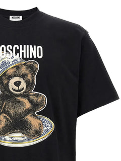 Moschino Teddy-print T-Shirt Black