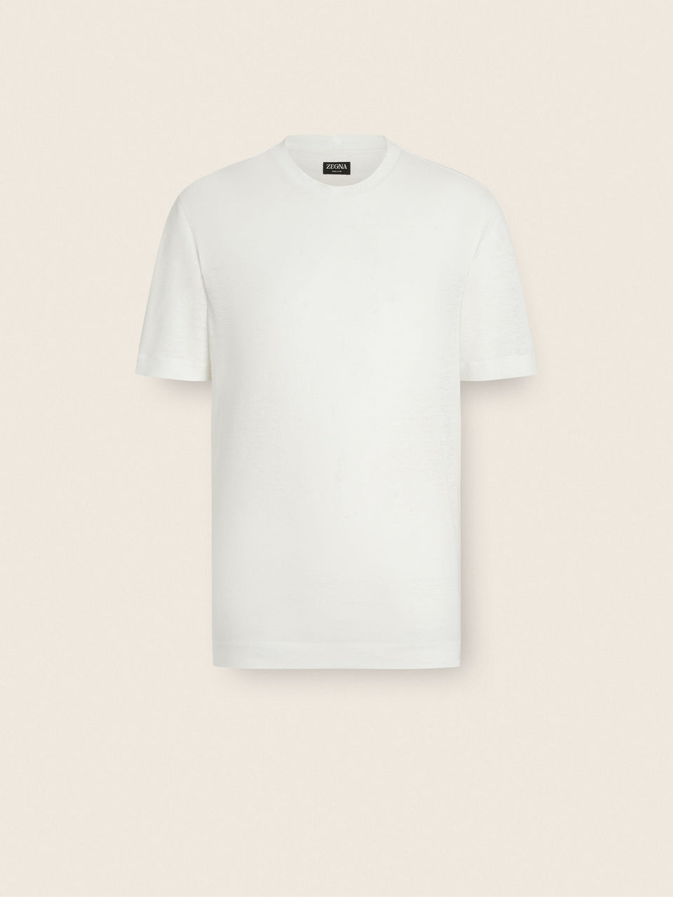 Zegna White Oasi Lino T-Shirt