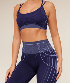 Women's Gymshark Apex Seamless Leggings Indigo Purple