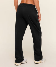 Women's Gymshark Training Fleece Straight Leg Regular Joggers Black