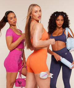 Women's Gymshark Gymshark X Bratz Shorts Dayglow Peach