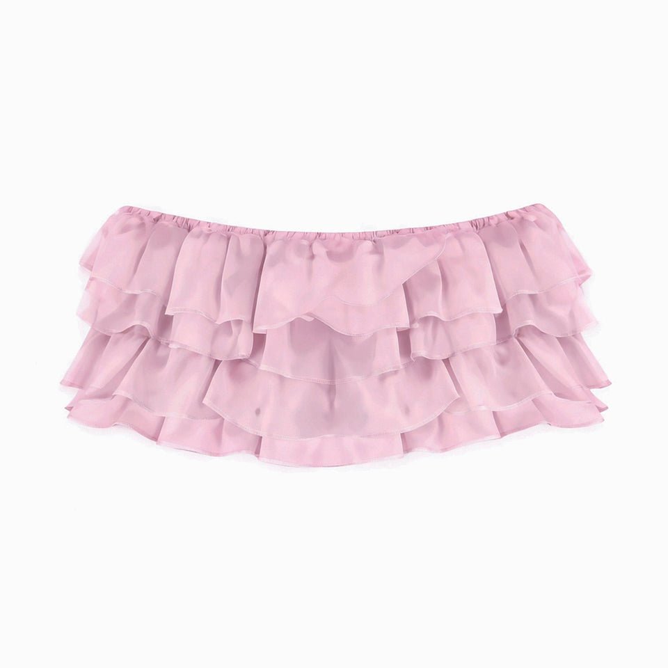 Stretch Satin Micro Skirt