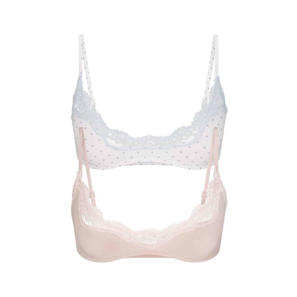 Fits Everybody Lace Scoop Bralette 2-pack