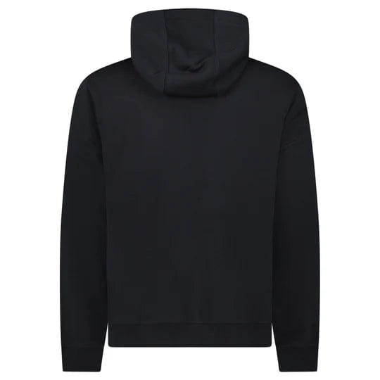 Burberry Logo Embroidered Hoodie Black