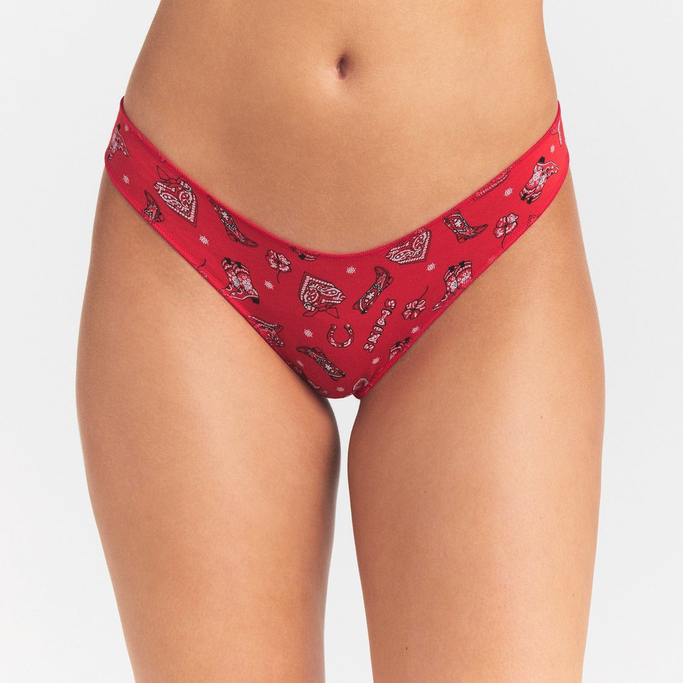 Lightweight Cotton Thong 10-pack