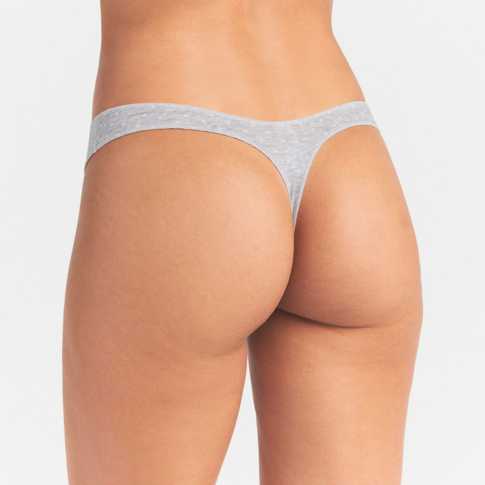 Lightweight Cotton Thong 10-pack
