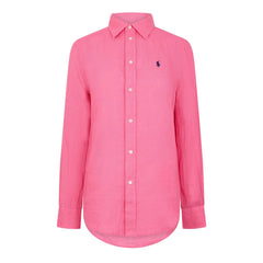 Linen Long Sleeve Oxford Shirt