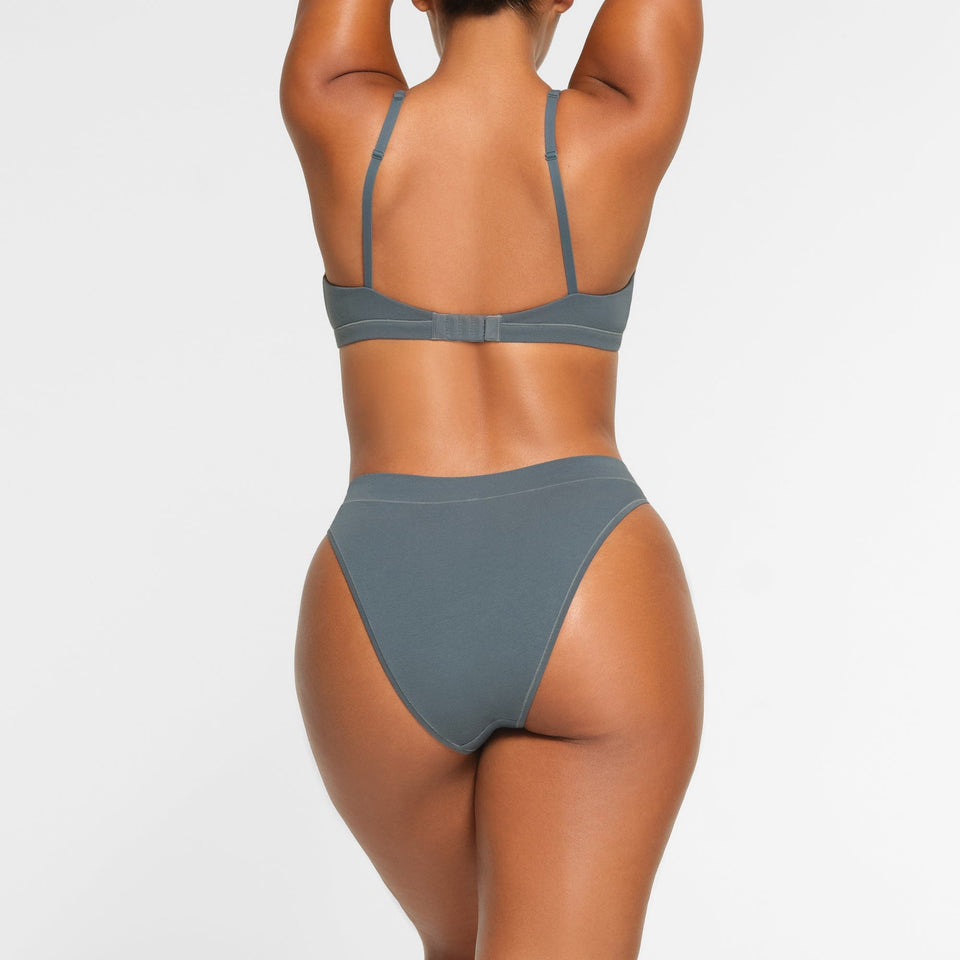 Cotton Jersey Cheeky Tanga