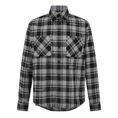 Check Plaid Cotton Long Sleeve Shirt