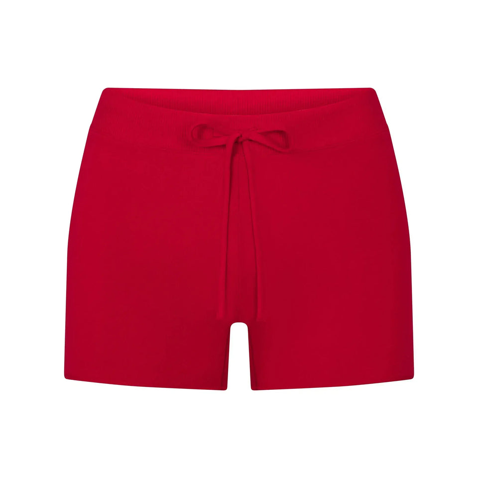 Skims Cotton Jersey Short Sugar Cranberry