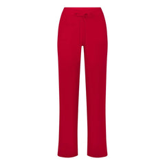 Skims Cotton Jersey Straight Leg Pant Cranberry