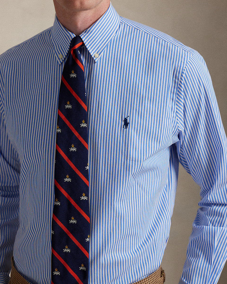 Ralph Lauren Striped Stretch Poplin Shirt All Fits