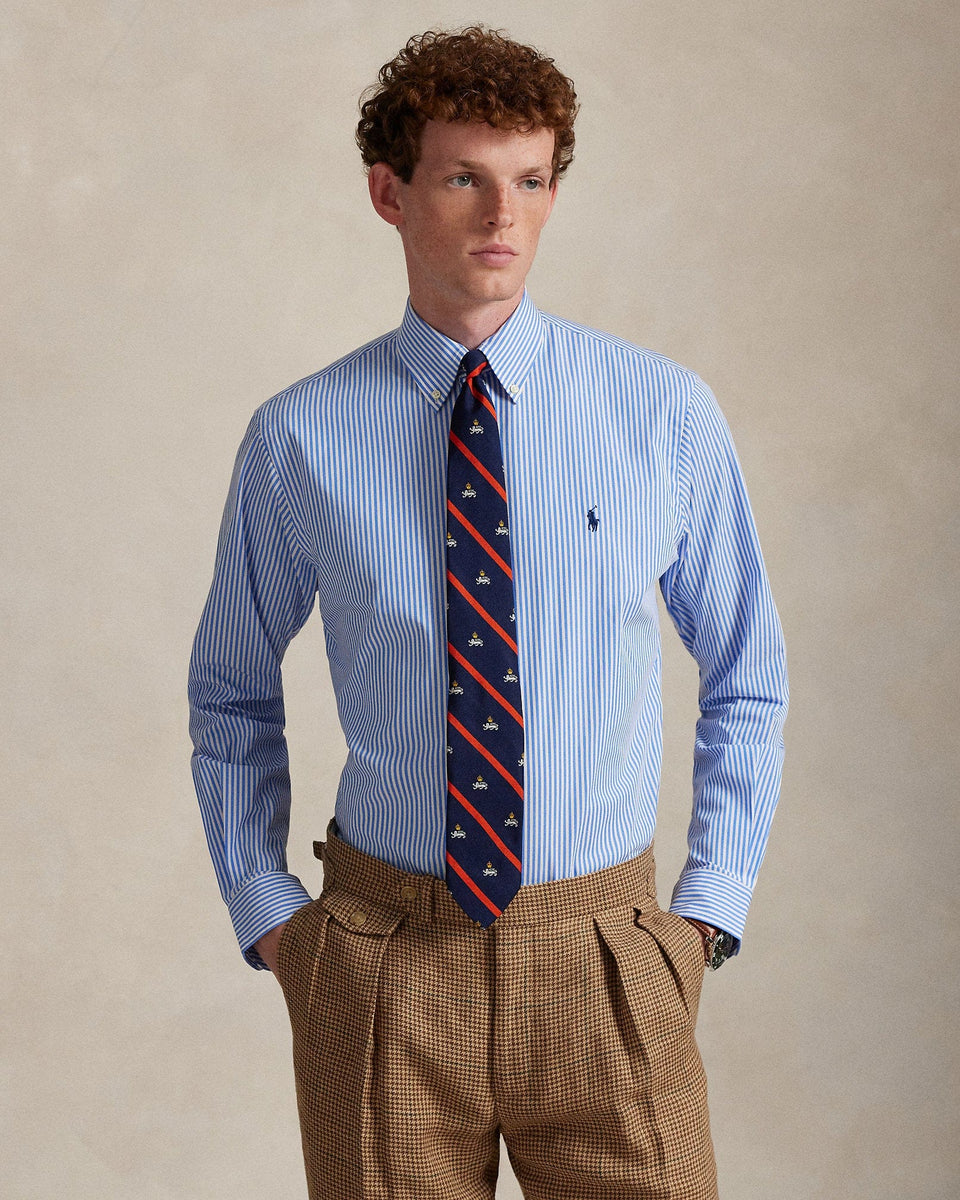 Ralph Lauren Striped Stretch Poplin Shirt All Fits
