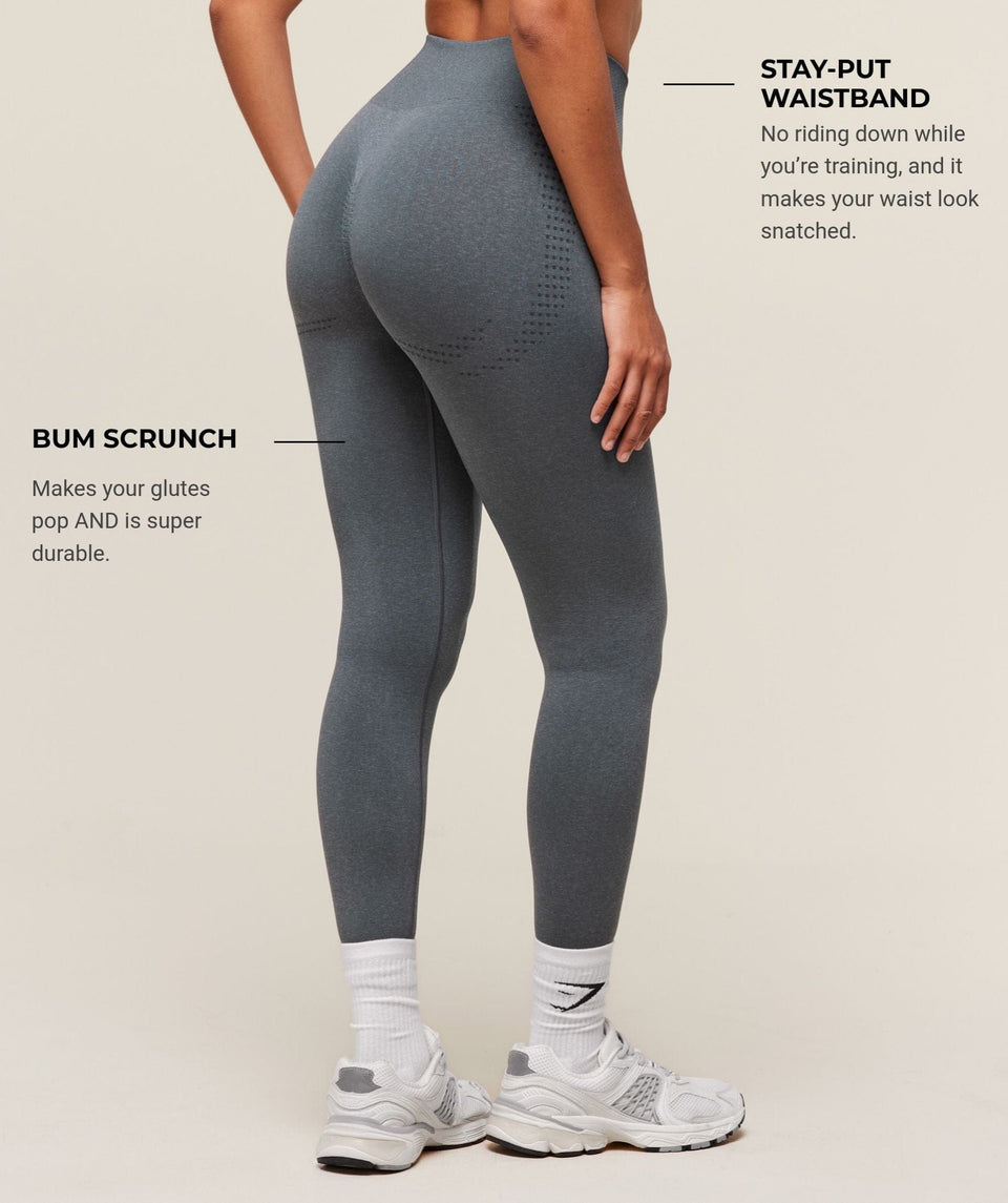Women's Gymshark Vital Soft Leggings Strong Grey