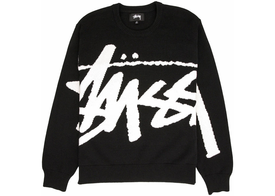 Stussy Stock Sweater Black