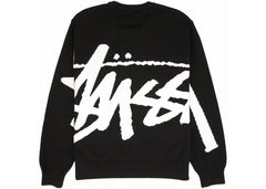 Stussy Stock Sweater Black