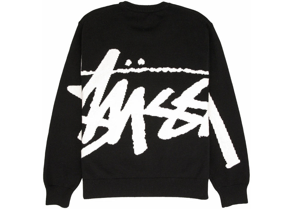 Stussy Stock Sweater Black