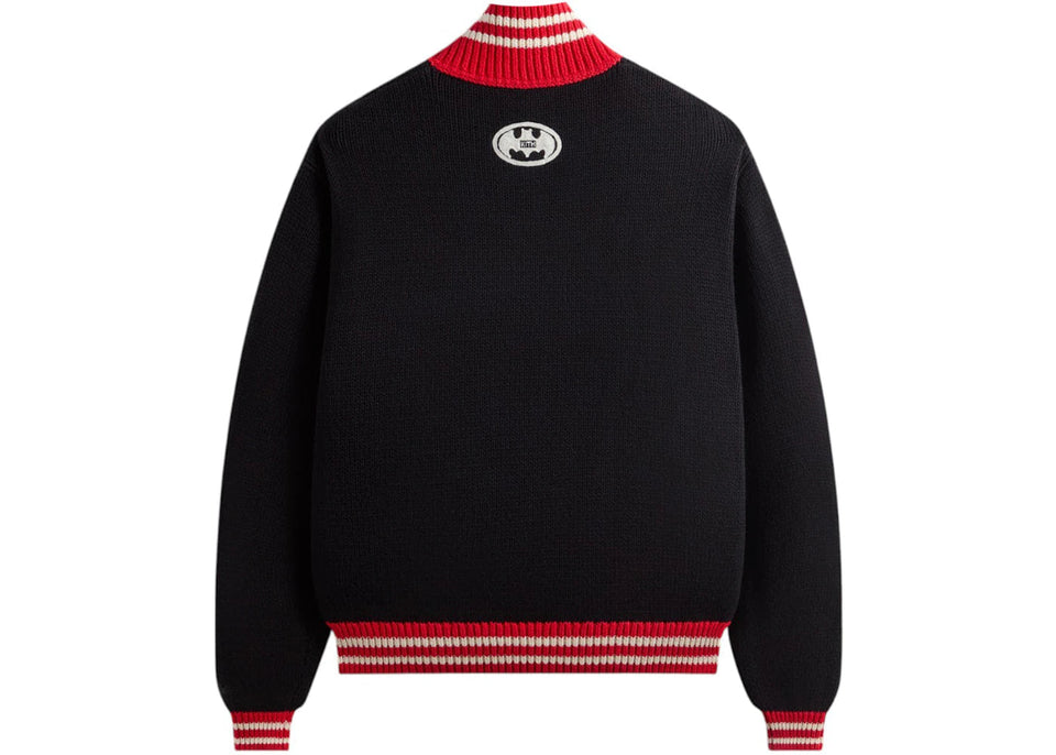 Kith x Batman Wyona Quarter Zip Sweater Black