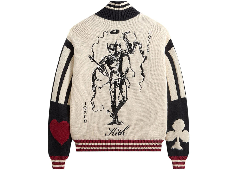 Kith x Batman Joker Wyona Full Zip Sweater Sandrift