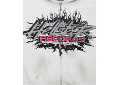 Hellstar Records Glitter Zip Up White