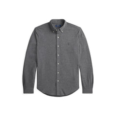Slim Fit Button-Down Plain Shirt