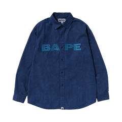 BAPE Denim Loose Fit Shirt Indigo