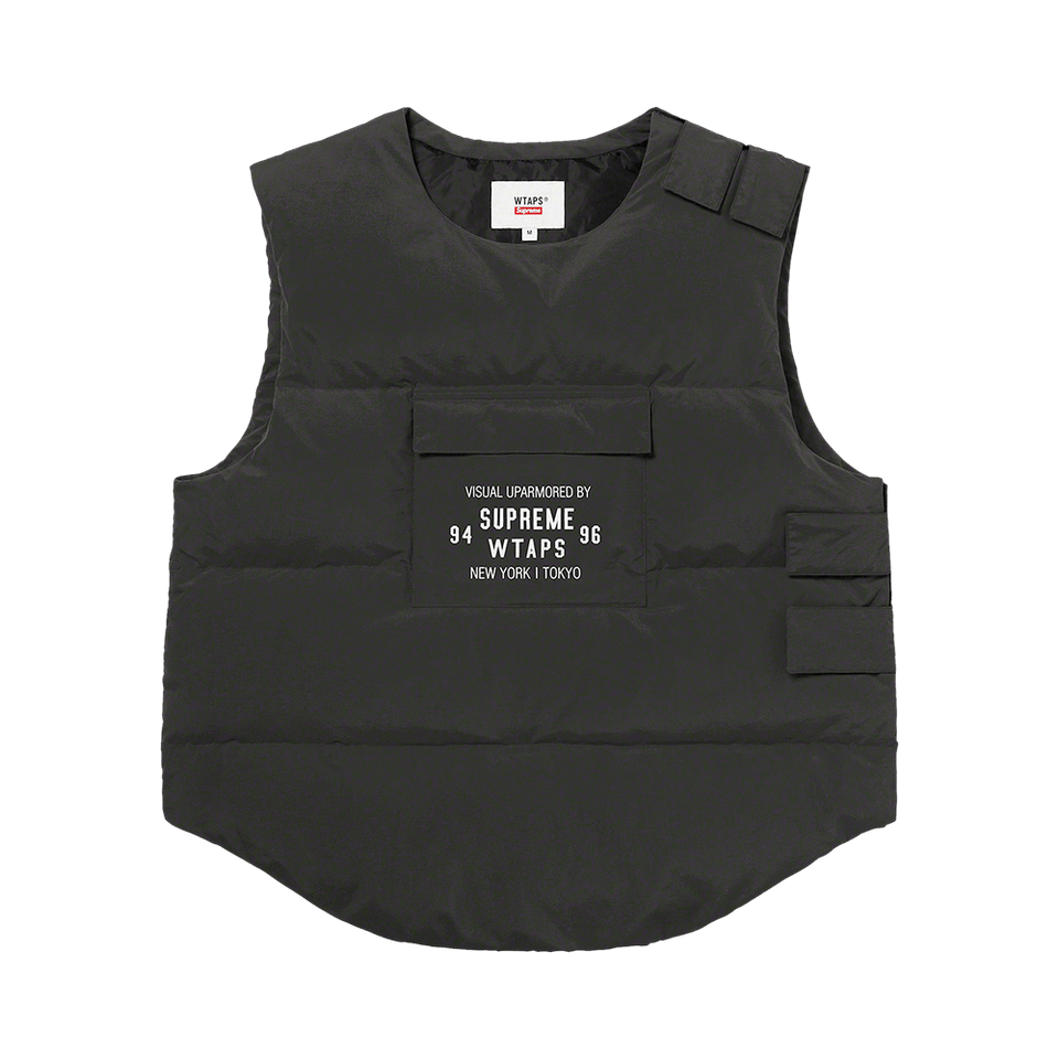 Supreme x WTAPS Tactical Down Vest Black