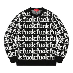Supreme Fuck Sweater Black